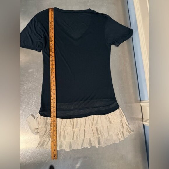 YFB - Y2K drop waist silk ruffle mini dress - Picture 8 of 10